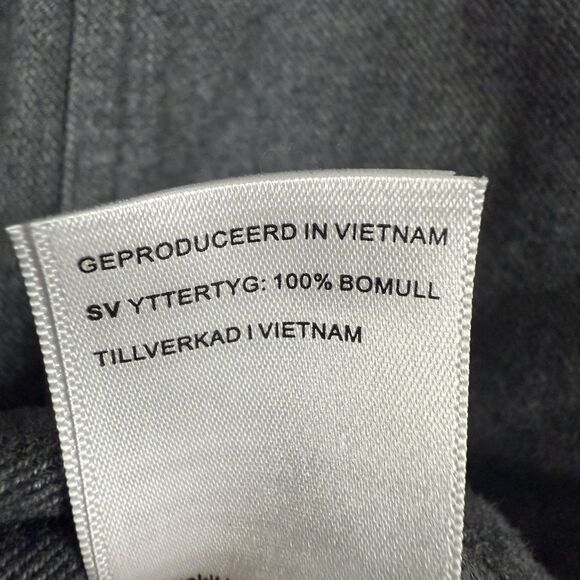 UNTUCKit Portia Cotton Utility Long Sleeve Shirtdress Dress Gray Womens Size 4 - Picture 15 of 15